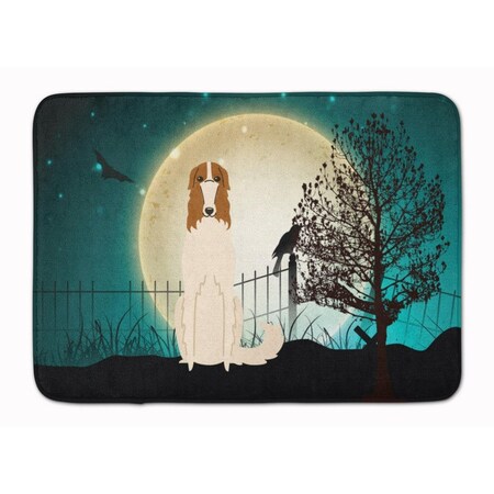 Carolines Treasures Halloween Scary Borzoi Machine Washable Memory Foam Mat BB2213RUG